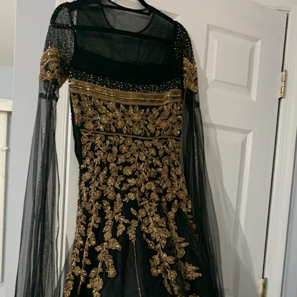 Black gown